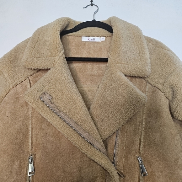 Bear Witness To This Faux Suede Aviator Jacket - Picture 7 of 13